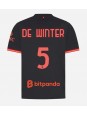 Moški Nogometna dresi replika AC Milan Koni De Winter #5 Tretji 2026-27 Kratek rokav Moški Nogometna dresi replika AC Milan Koni De Winter #5 Tretji 2026-27 Kratek rokav